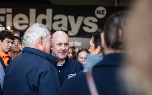 Christopher Luxon at Fieldays 2026