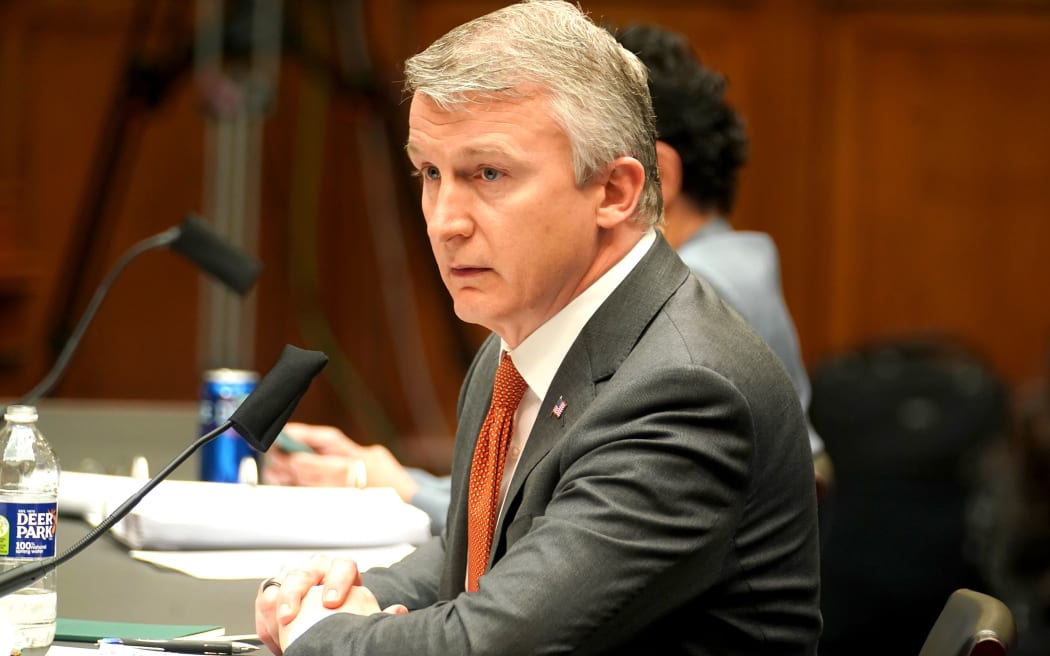 Dr. Richard Bright, former director of the Biomedical Advanced Research and Development Authority, testifies before the House Energy and Commerce Subcommittee on Health on May 14, 2019, in Washington, DC.
