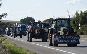 French farmers head to Paris in protest.