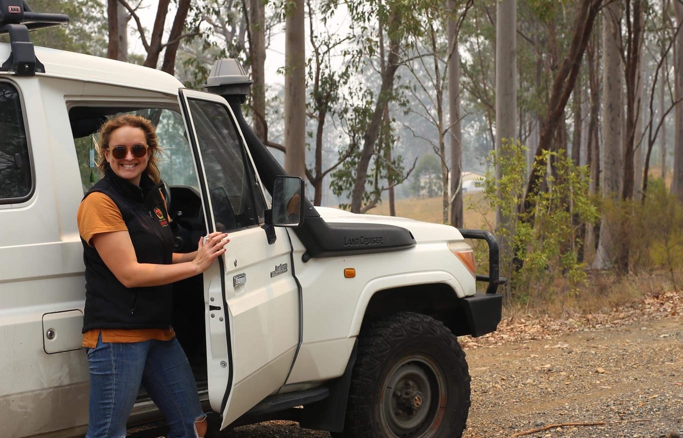 Hana Cherry, state coordinator for the Animal Rescue Collective in Australia.