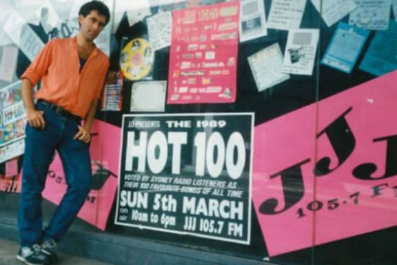 Triple J intern Lawrie Zion, who came up with the idea for the countdown.