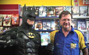 Wilfred Buser, the owner of the last remaining franchise video store in New Zealand.