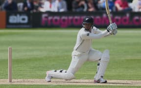 Ross Taylor in action ahead of the first test against England at Lord's.