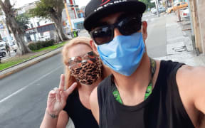 Ngaire de la Oliva Zamora and her husband Jose Luis in Lima.