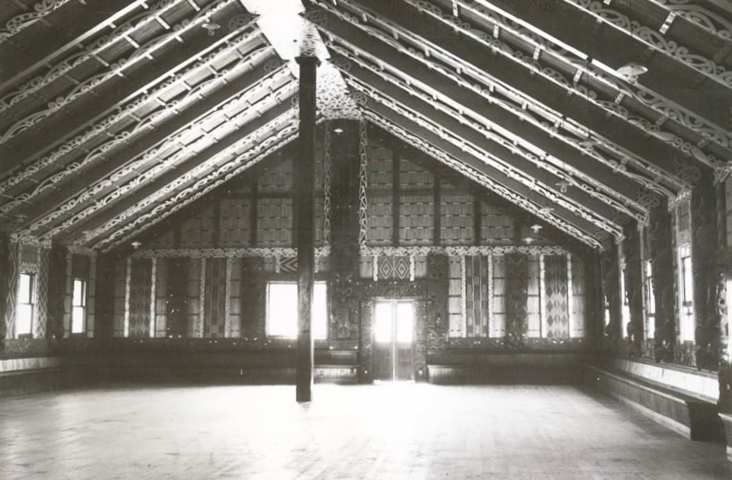 Wharenui at the Kahungunu Marae, Nuhaka