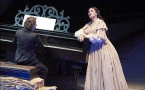 A scene from The Tales of Hoffmann at Vienna State Opera