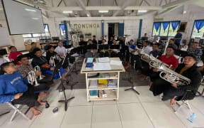 First rehearsal of the National Youth Brass Band of Tonga