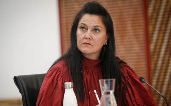Rotorua Lakes Council meeting  Mercia Yates.  25 February 2021 The Daily Post Photograph by Andrew Warner.