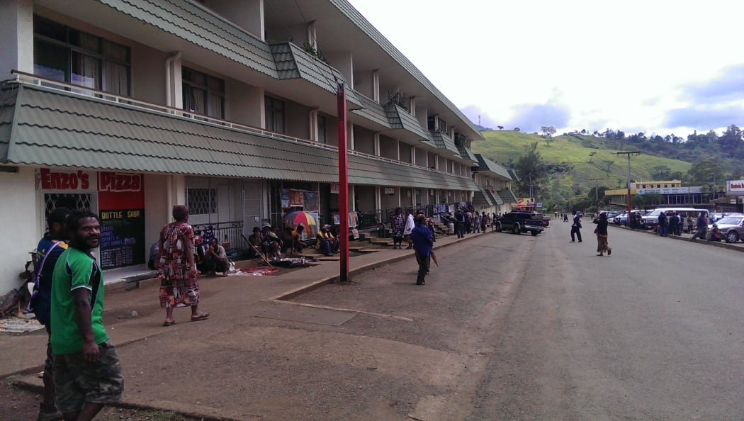 Goroka town, Eastern Highlands, Papua New Guinea.