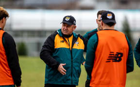 Former All Blacks coach Ian Foster at training for the Australia New Zealand Invitational 15's match against the British and Irish Lions, 8 July, 2025. (Photo supplied by rugby.com.au)