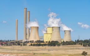 An undated file photo shows a coal-fired power station in Australia