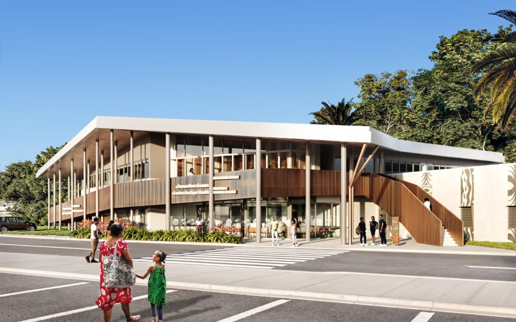 Artists' rendering of new PNG Centre for Eye Health
