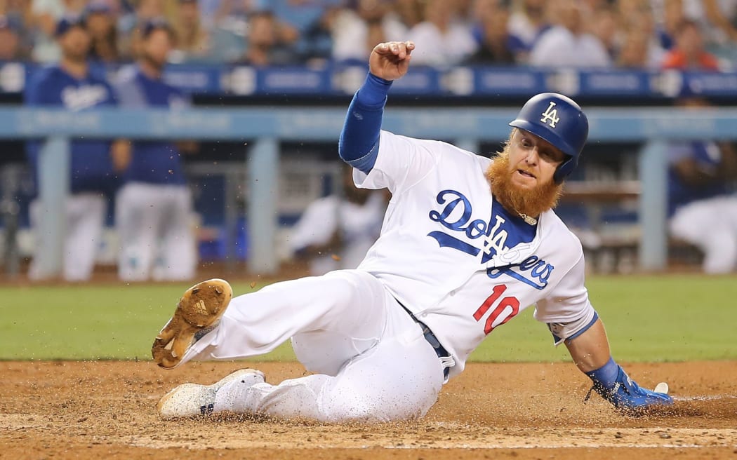 Los Angeles Dodgers third baseman Justin Turner.
