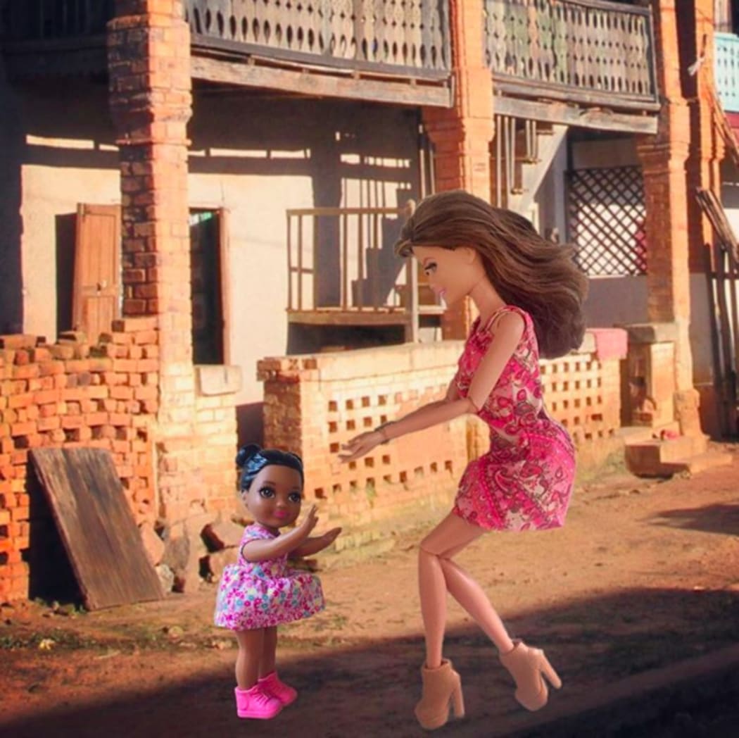 Instagram accounts like @barbiesavior satirise the orphanage trip phenomenon