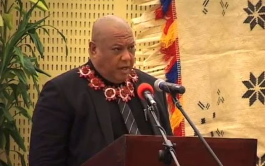 Tongatau Noble Representative, Lord Vaea.