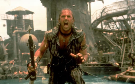 Kevin Costner in Waterworld.