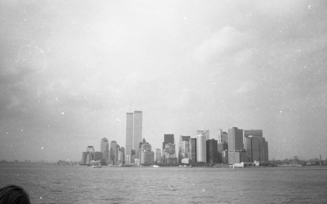 Manhattan's skyline captured in 1994.