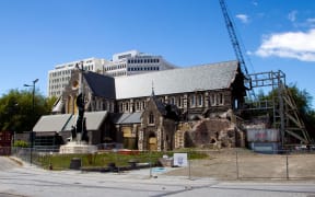 The Anglican cathedral in Christchurch.