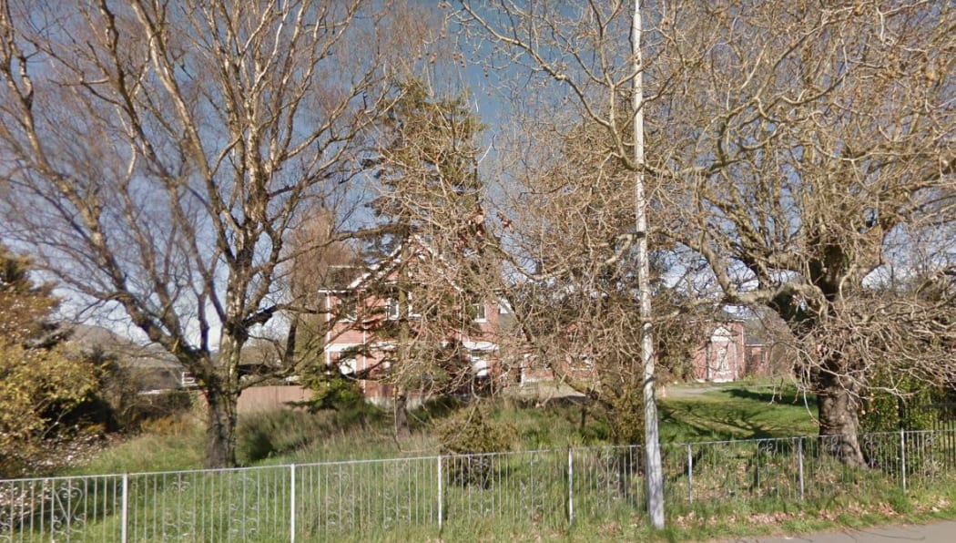 Antonio Hall before the blaze.