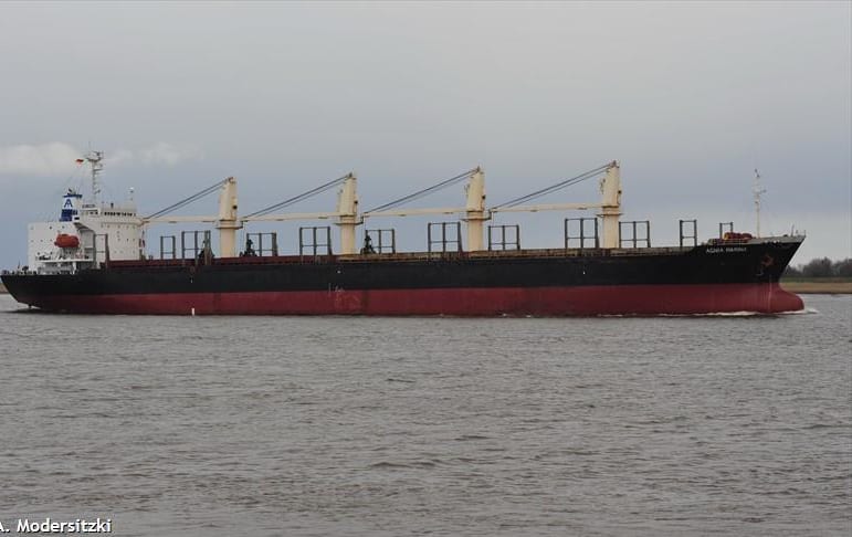 The MV Worship Light vessel at the centre of a maritime controversy in Solomon Islands.