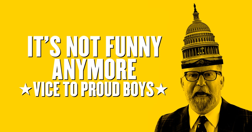Gavin McInnes was one of the founders of Vice magazine, but went on to also start the Proud Boys.