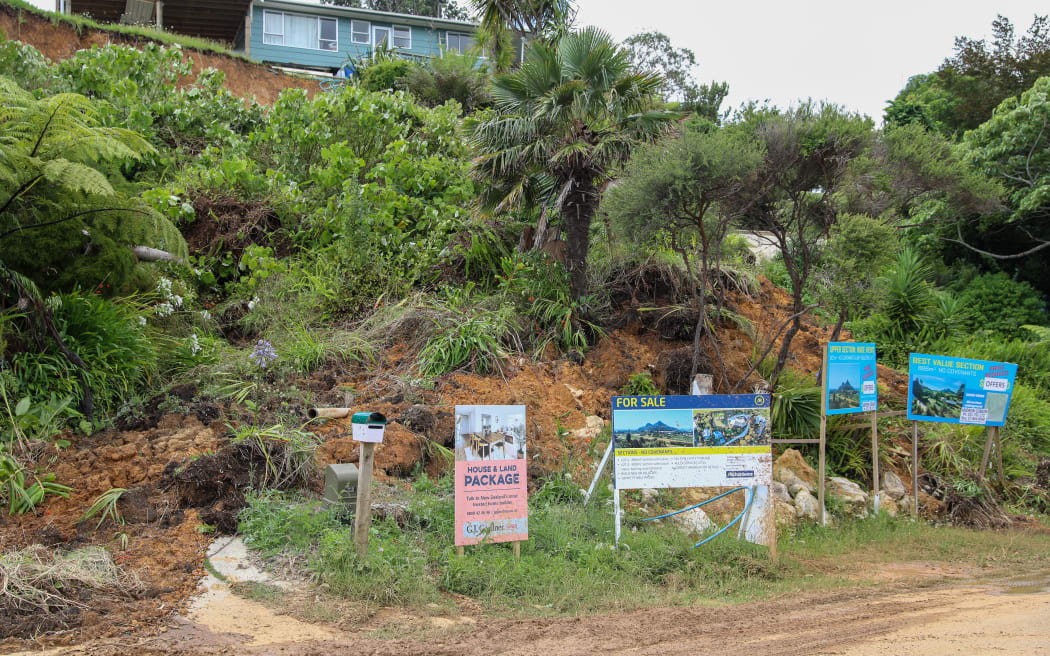 Tairua weather event - slip on Ocean Beach Road - 22 January 2026
