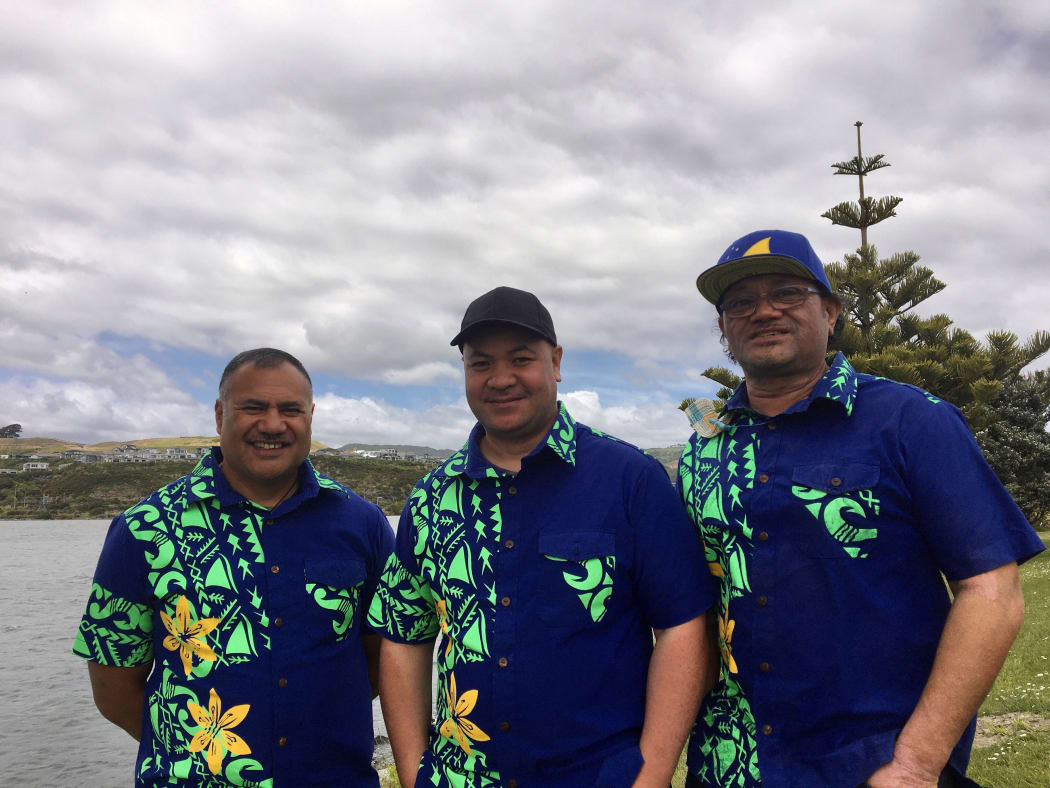 Cry of the Stolen People creators Jack Kirifi, Zac Mateo and Moses Viliamu (L-R).