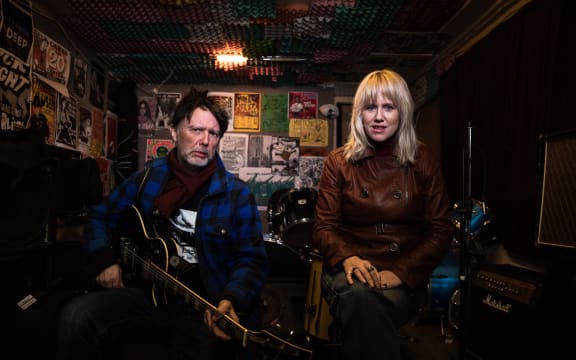 Deaf Edge members Simon Cuming and Mary Jane Thomson