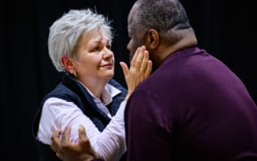 Opera singers Susan Bullock and Lester Lynch