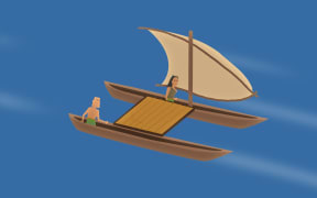Innovations in ocean-going waka led Polynesians to Aotearoa
