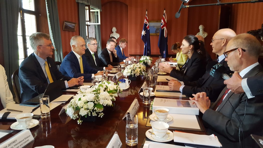 Jacinda Ardern in Australia.