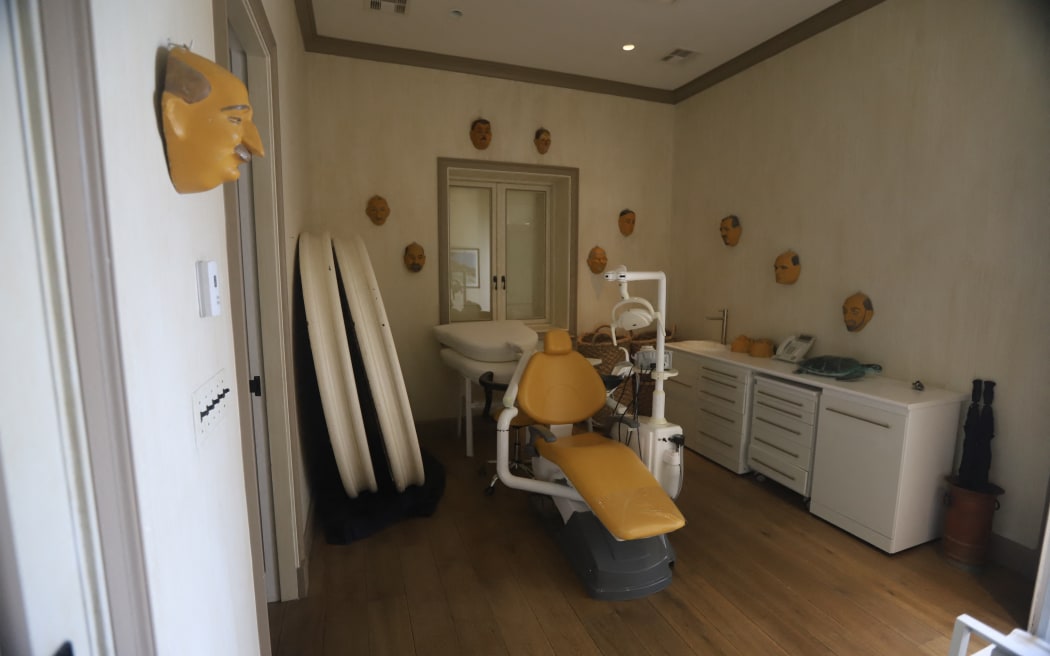 This undated handout photo from the US Virgin Islands Attorney General's office released on December 3, 2025, by US Representative Robert Garcia, Ranking Member of the Committee on Oversight and Government Reform, shows a room inside Jeffrey Epstein's home on his private island, Little St. James Island, US Virgin Islands. (Photo by HANDOUT / US Virgin Islands Attorney General's Office / AFP) / RESTRICTED TO EDITORIAL USE - MANDATORY CREDIT "AFP PHOTO /  US VIRGIN ISLANDS ATTORNEY GENERAL'S OFFICE / HANDOUT" - HANDOUT - NO MARKETING NO ADVERTISING CAMPAIGNS - DISTRIBUTED AS A SERVICE TO CLIENTS