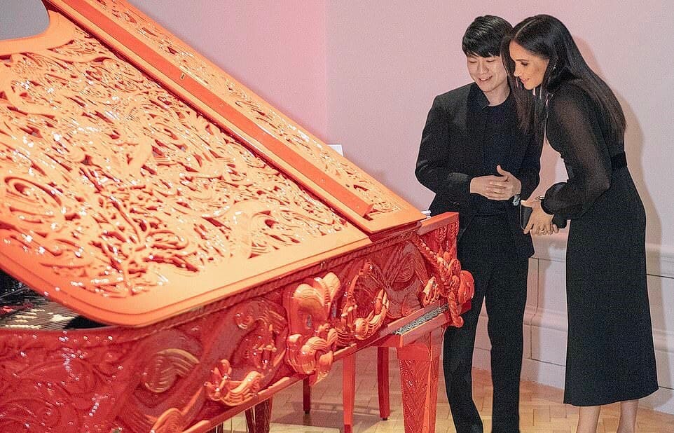 Pianist Jason Bae with Meghan Markle