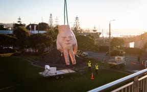 Quasi being installed in Wellington in 2019.