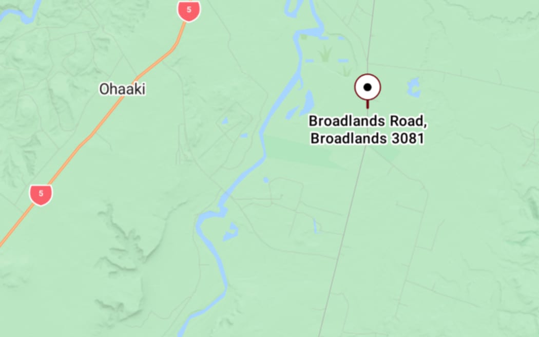 Broadlands Road is closed between Ohaaki Road and Allen Road