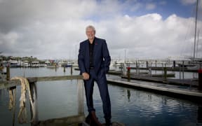 Sir Bob Harvey, chairman of Waterfront Auckland. 12 Questions. 17 March 2014 New Zealand Herald Photograph by Sarah Ivey
NZH 18Mar14 -  Bob Harvey says he is fitter than he's ever been, and slimmer, having left the Waitakere mayoralty overweight.  Picture / Sarah Ivey