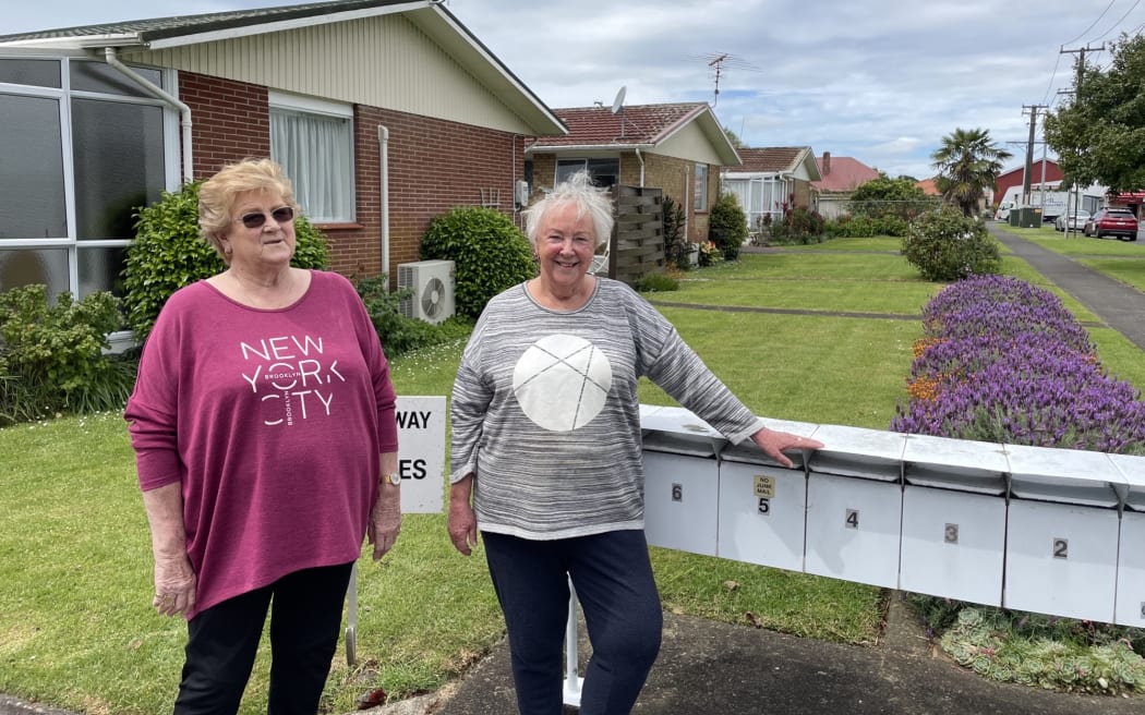 Lorraine Moon (left) and Pauline Sheddan have bought flats in Sandringham as part of Auckland Council's 'own your own home scheme'.