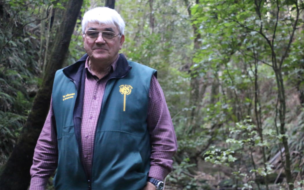 Rob McGowan (Pa Ropata) at his home on the outskirts of Tauranga