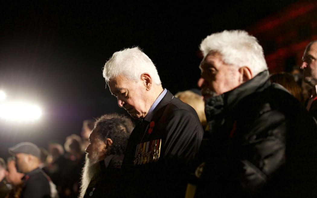 The Anzac Day Dawn Service at the Auckland War Memorial Museum.