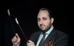 Cimbalom player Jeno Lisztes