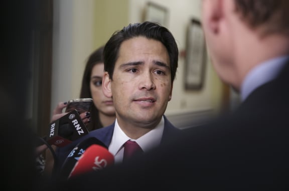 05072016 Photo: Rebekah Parsons-King. Caucus run. Simon Bridges.