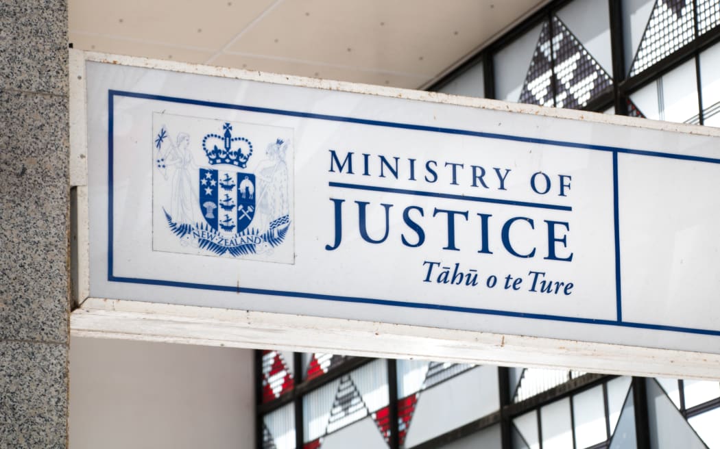 Outside the Auckland Distrcit Court in the central city.