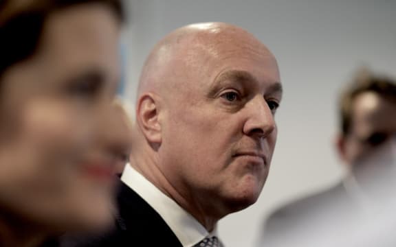 National Party election campaign trail in Auckland on 22 September 2023.