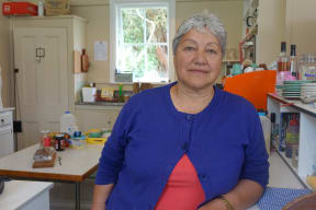 Matahiwi Gallery and Cafe owner Marlene Ranginui was not impressed at the road being closed again.
