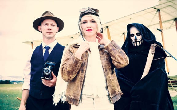 Minuit in 2025 (left to right - Paul Dodge, Ruth Carr and Ryan Beehre)