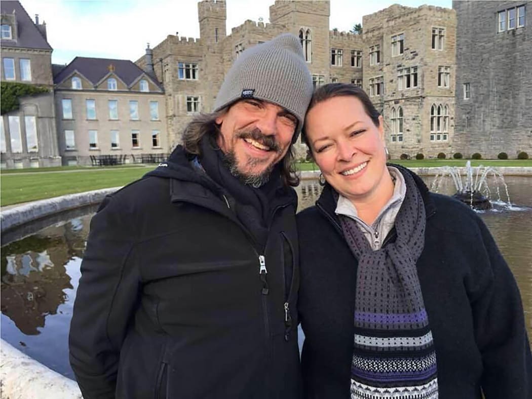 Kurt W. Cochran, left, who was killed in the London attack, and wife Melissa.