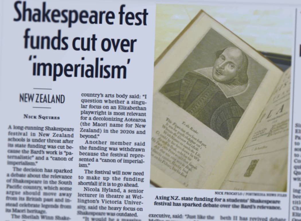 Canada's National Post reports on the so-called 'Barred Bard.'