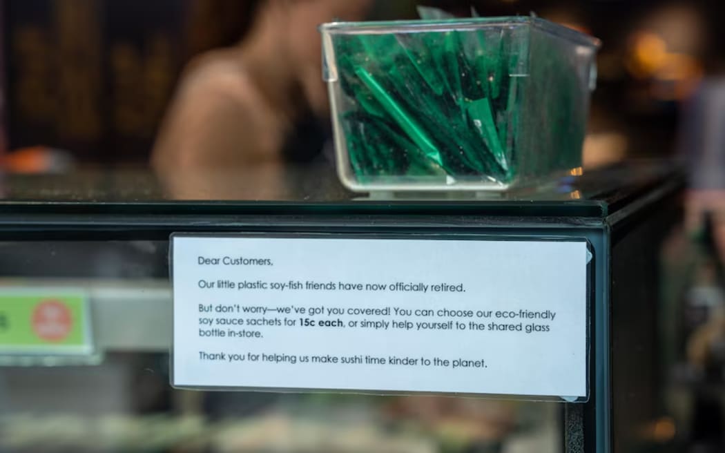 One business owner says there may be a temporary shortfall in sachet packages. (ABC News: Ashlin Blieschke)