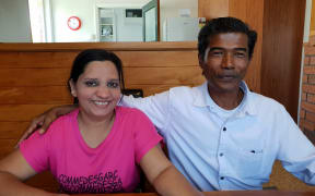 Shenenas (left) and Mohammad (right) Norbasha pictured in their home.
