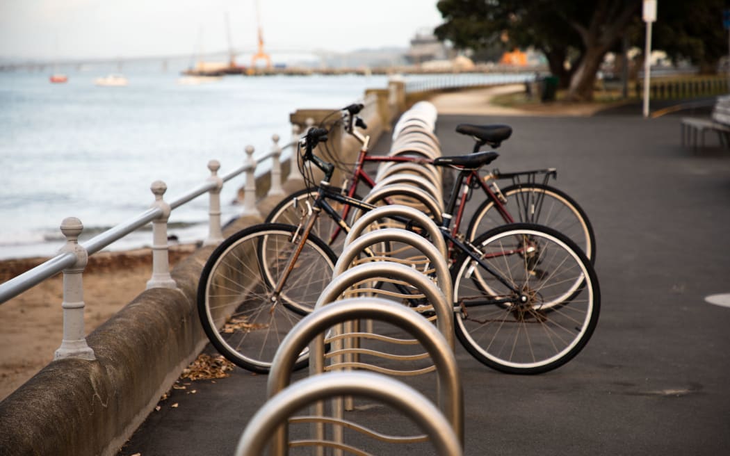 Auckland's Devonport on the morning of 26 March, on the first day of the nationwide Covid-19 lockdown.